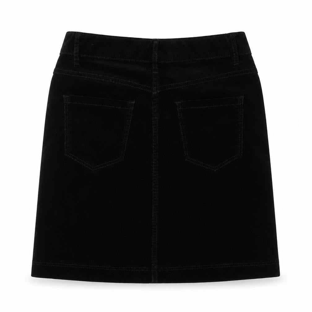 Marks and Spencer Black Women's Size 8 Button Skirt