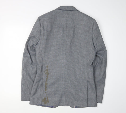 Burton Menswear London Men's Grey Slim Suit Jacket 36R