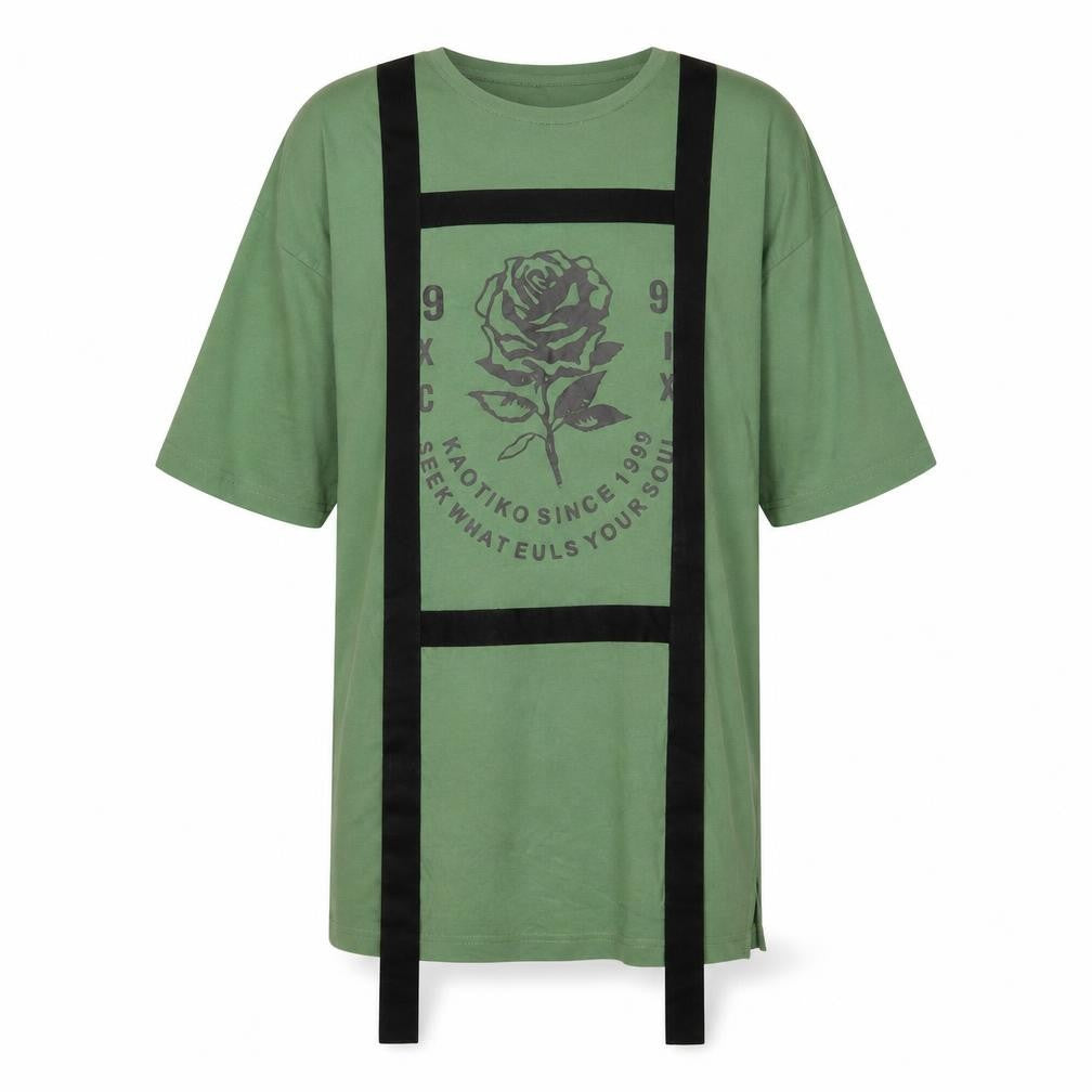 Sample Men's Green Rose Graphic T-Shirt M