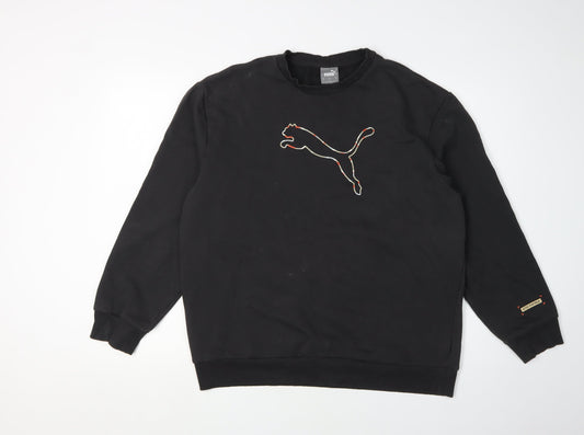 Puma Men's Black Pullover Sweatshirt L
