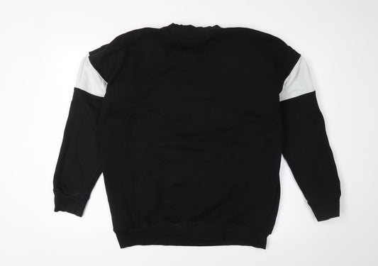 Tommy Jeans Men's Black XS Pullover Logo Sweatshirt