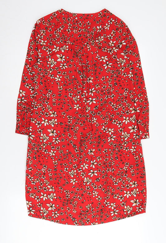 Joe Browns Women's Red Floral Shift Dress Size 8