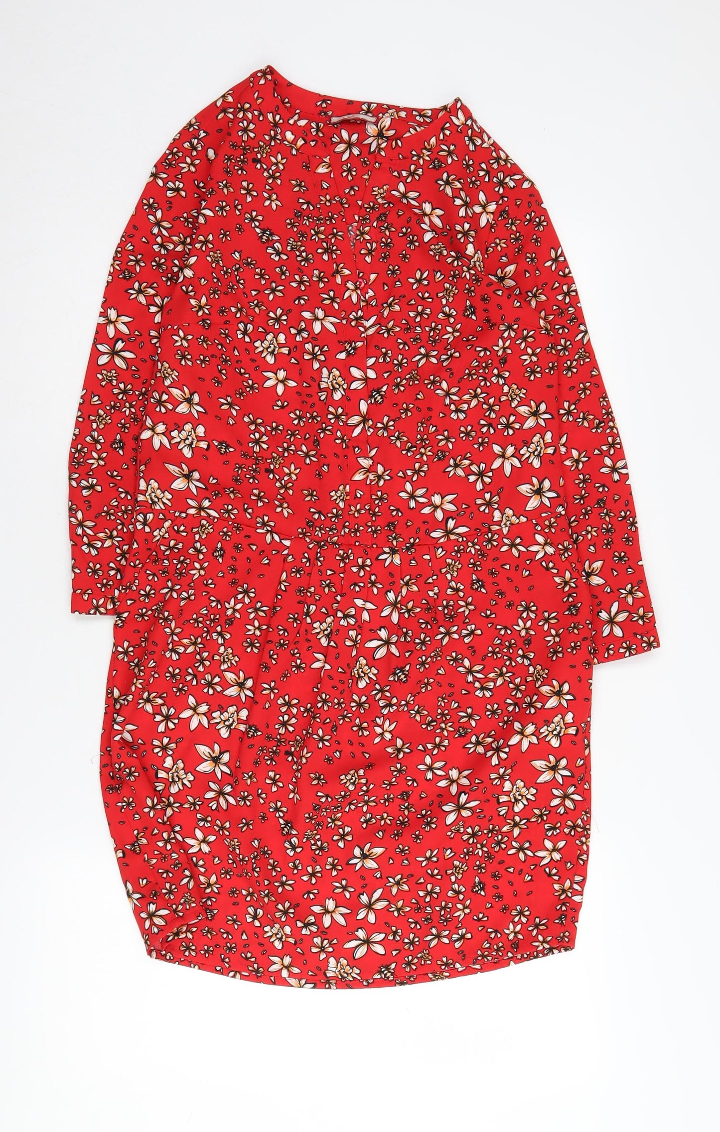 Joe Browns Women's Red Floral Shift Dress Size 8