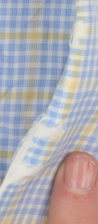 Joseph Turner Men's Blue Cotton Check Dress Shirt Size 15