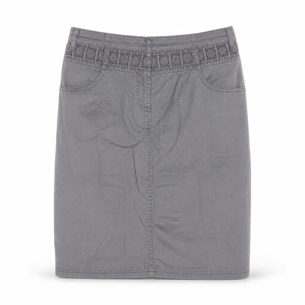 Laura Ashley Women's Grey Pencil Skirt Size 10
