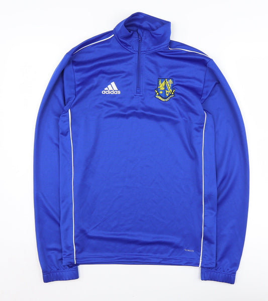 Adidas Men's Blue XS 1/4 Zip Sweatshirt