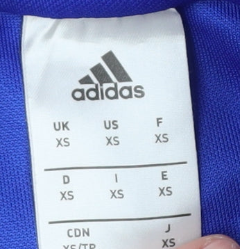 Adidas Men's Blue XS 1/4 Zip Sweatshirt