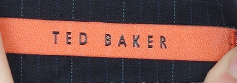 Ted Baker Men's Black Striped Suit Jacket 40L