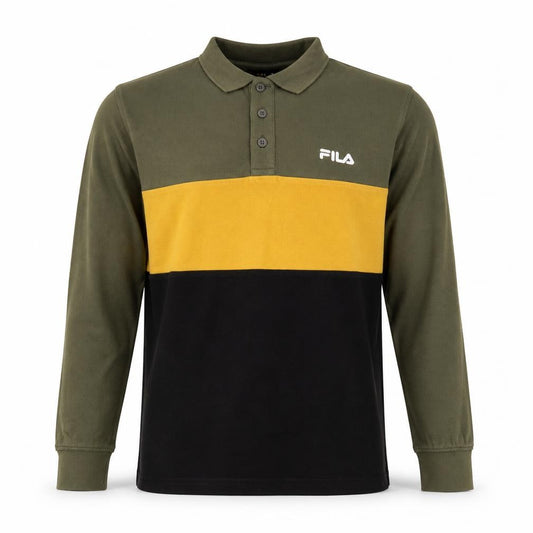 Fila Men's Multicoloured M Polo Long Sleeve