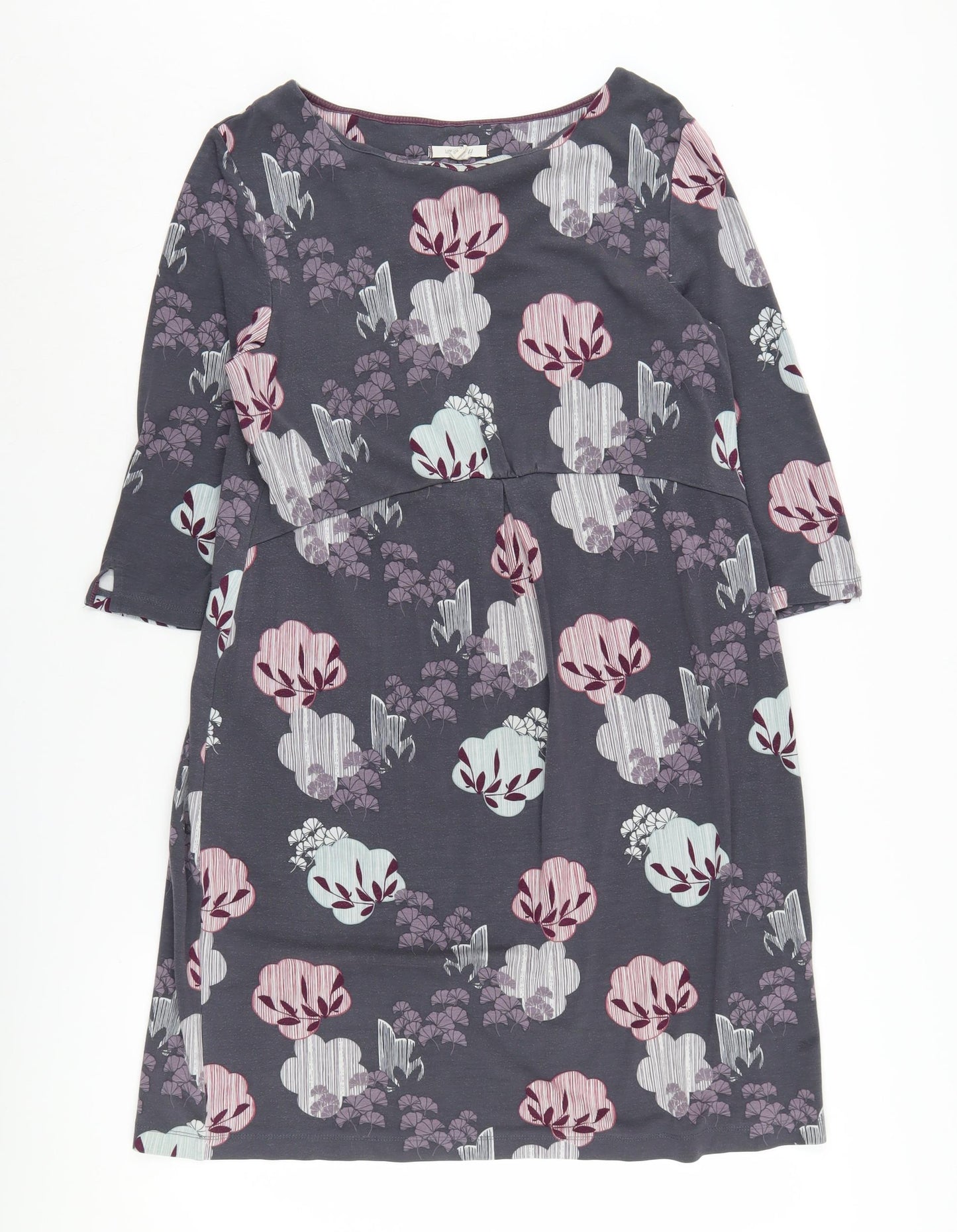 White Stuff Women's Multicoloured Floral Dress UK 16