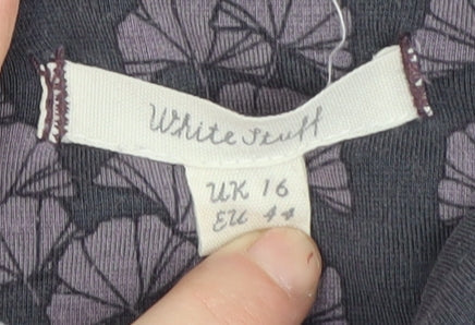 White Stuff Women's Multicoloured Floral Dress UK 16