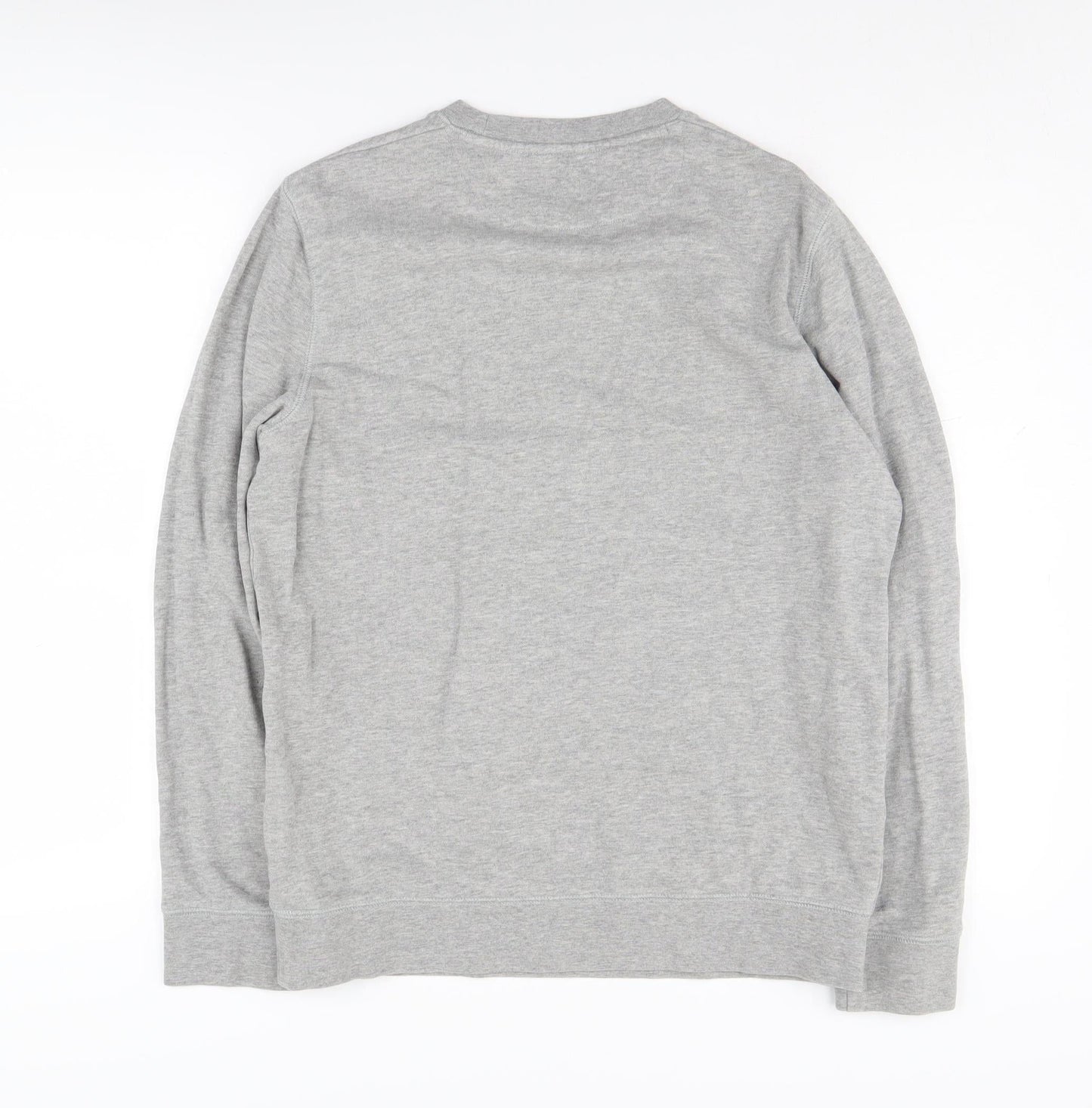 Wrangler Men's Grey Sweatshirt Small - Graphic Print, Crew Neck