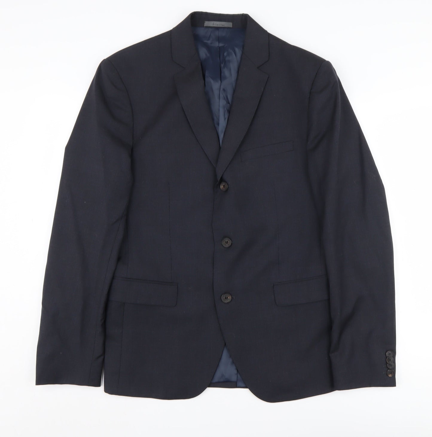 Calvin Klein Men's Black Blazer, Size 52, Business Formal