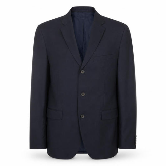 Mens 52 Chest Regular Calvin Klein Black Three-Button Blazer