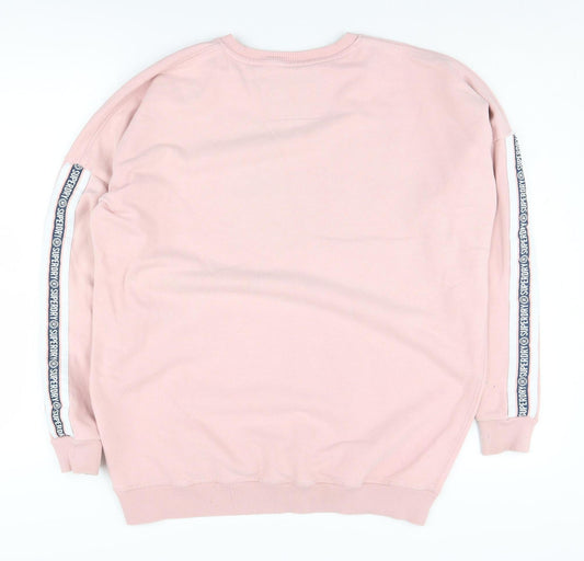 Superdry Women's Pink Pullover Sweatshirt, Size 8