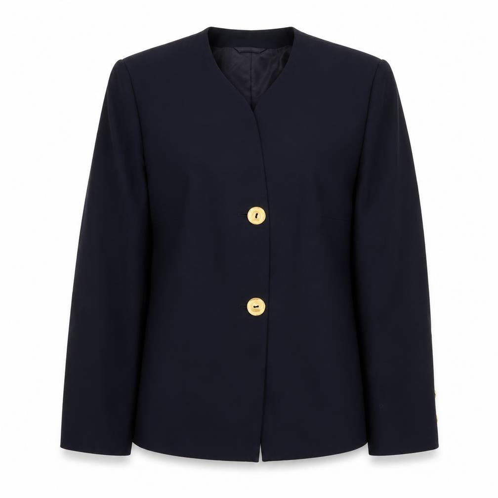Viyella Women's Black Suit Jacket, Size 8, Elegant Formal Wear