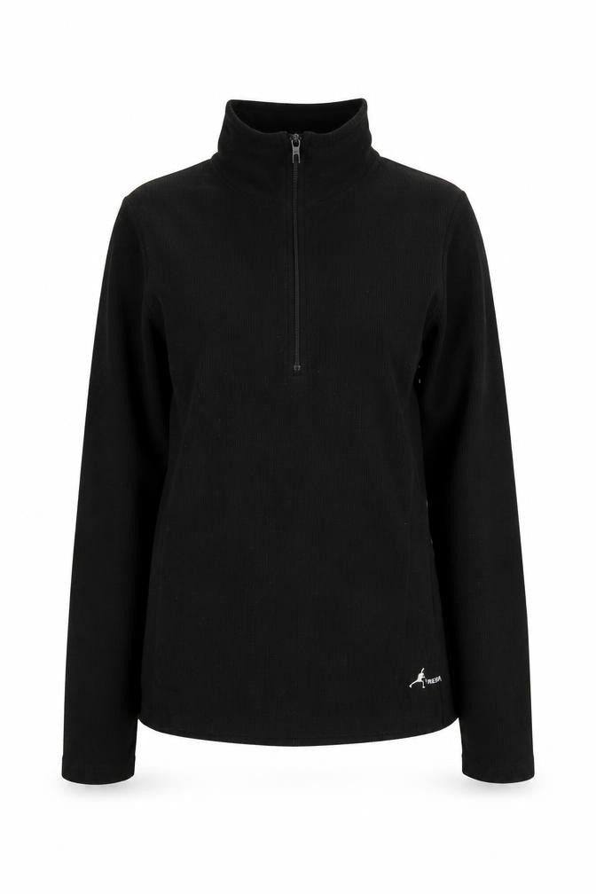 Trespass Womens Black XS Henley Sweatshirt