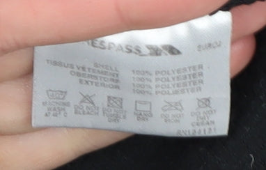 Trespass Unisex Black XS Henley Sweatshirt