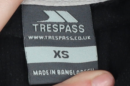 Trespass Unisex Black XS Henley Sweatshirt