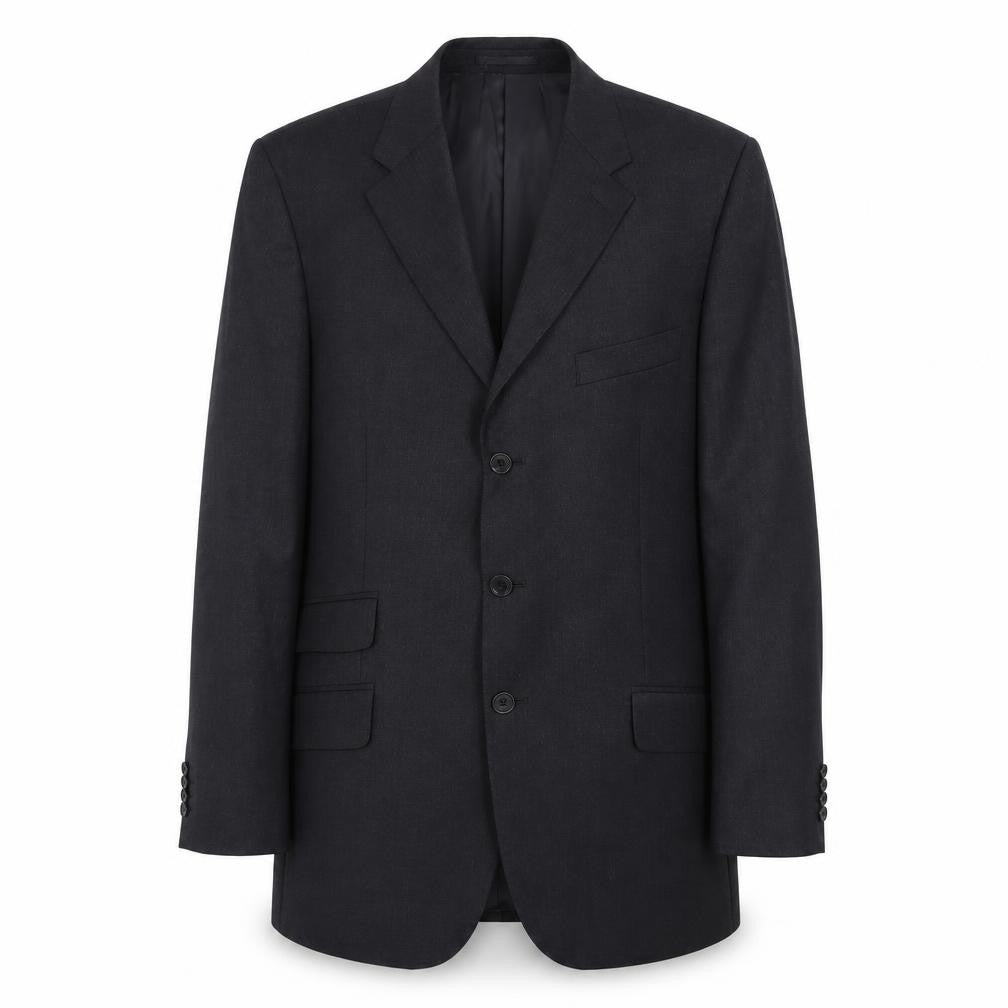 Mens 42 Chest Regular T.M.Lewin Grey Three-Button Suit Jacket