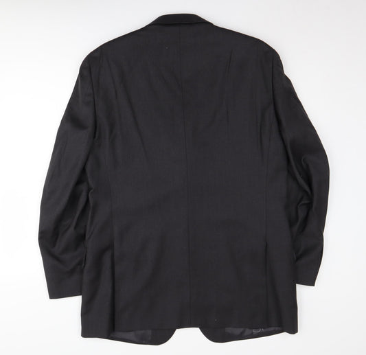T.M. Lewin Men's Grey Suit Jacket, Size 42R, Formal