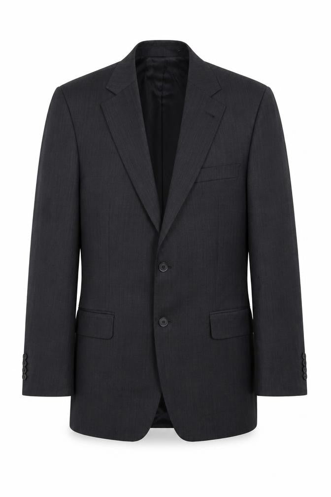 Mens 40 Chest Regular Jeff Banks Black Two-Button Blazer