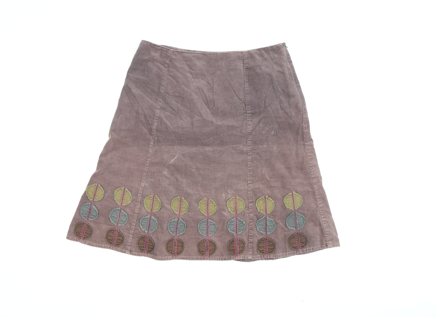 Boden Women’s Brown A-Line Corduroy Skirt, Size 12