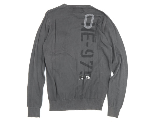Jack & Jones Men's Grey Pullover Jumper L