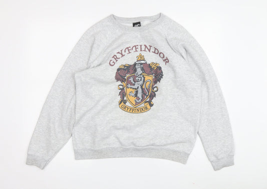 Harry Potter Gryffindor Men's Grey Sweatshirt Size XL
