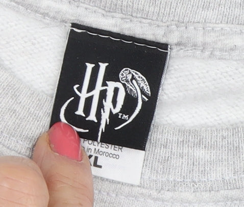 Harry Potter Gryffindor Men's Grey Sweatshirt Size XL