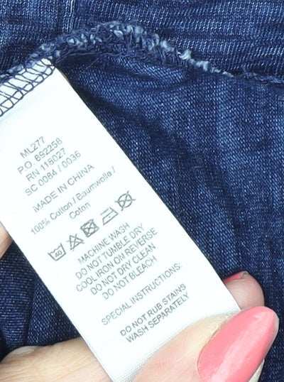 Boden Men's Blue XS Short Sleeve Cotton Polo