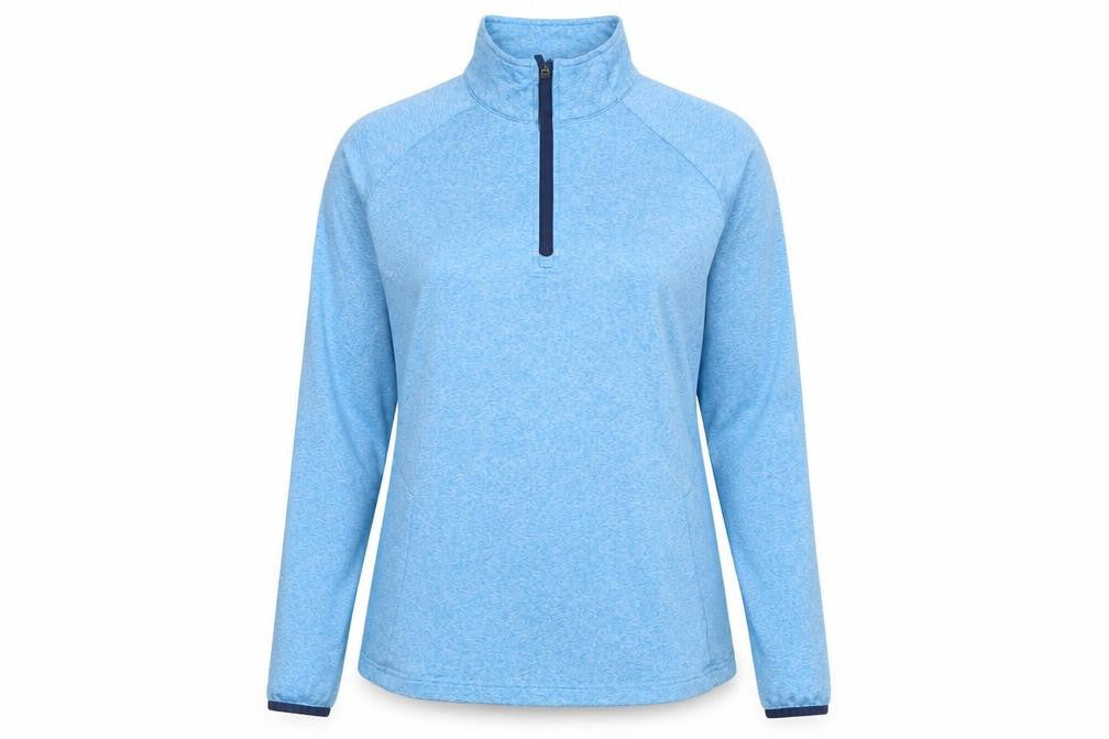 Unisex Adults UK M Regular O'Neills Blue Henley Sweatshirt