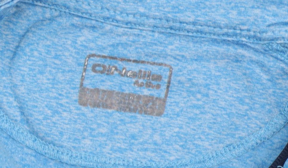 Unisex Adults UK M Regular O'Neills Blue Henley Sweatshirt