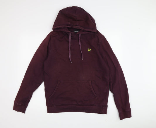 Lyle & Scott Men's Purple Pullover Hoodie M