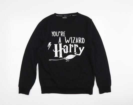 Harry Potter Unisex Black XS Pullover Sweatshirt