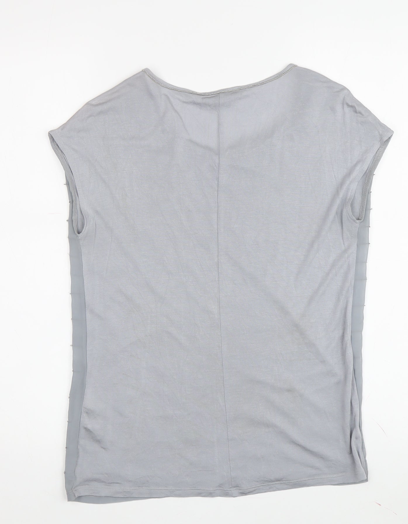 Armani Exchange Women's Grey Striped T-Shirt S