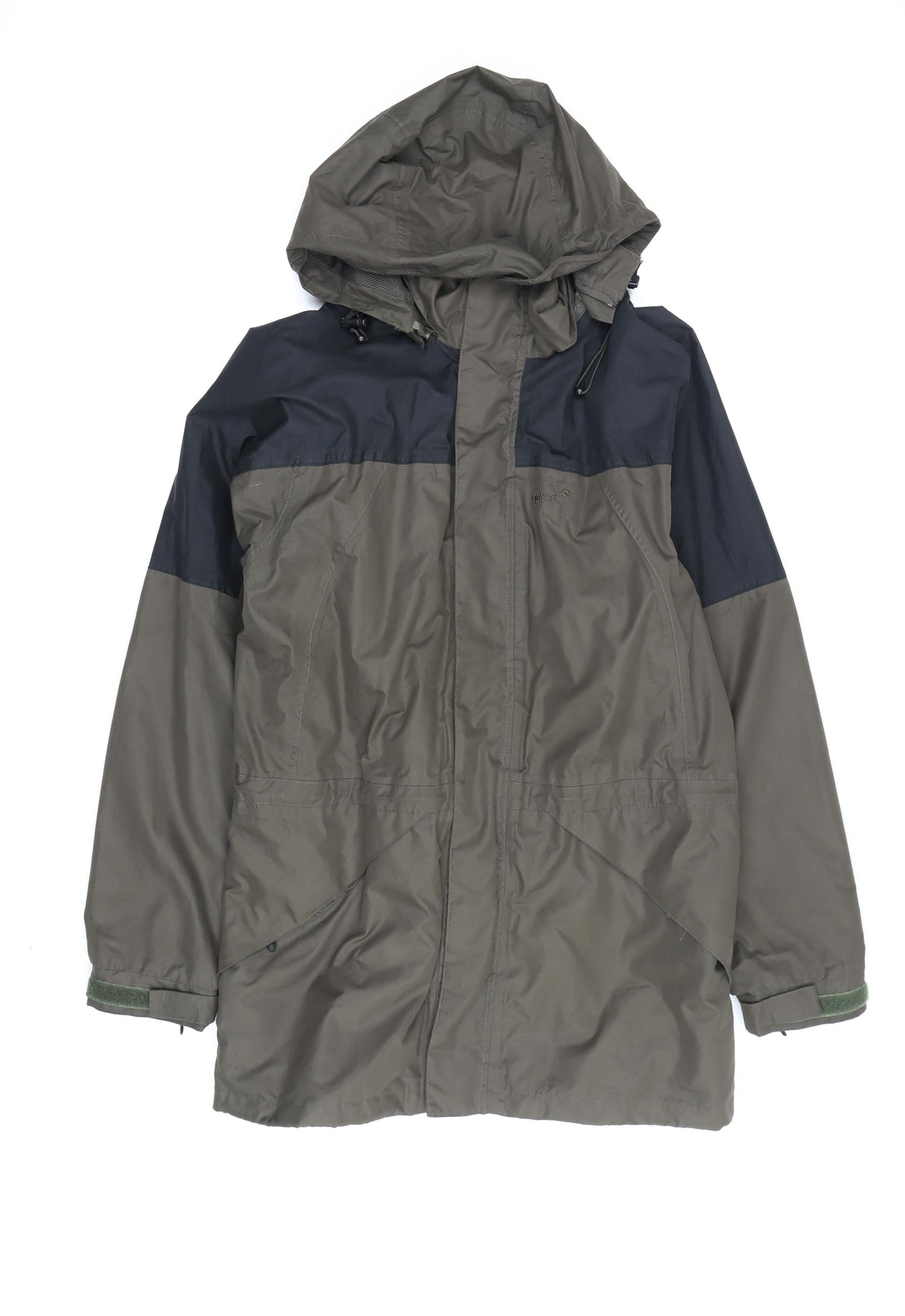 Gelert Men's Green Parka Jacket XS Hooded Waterproof