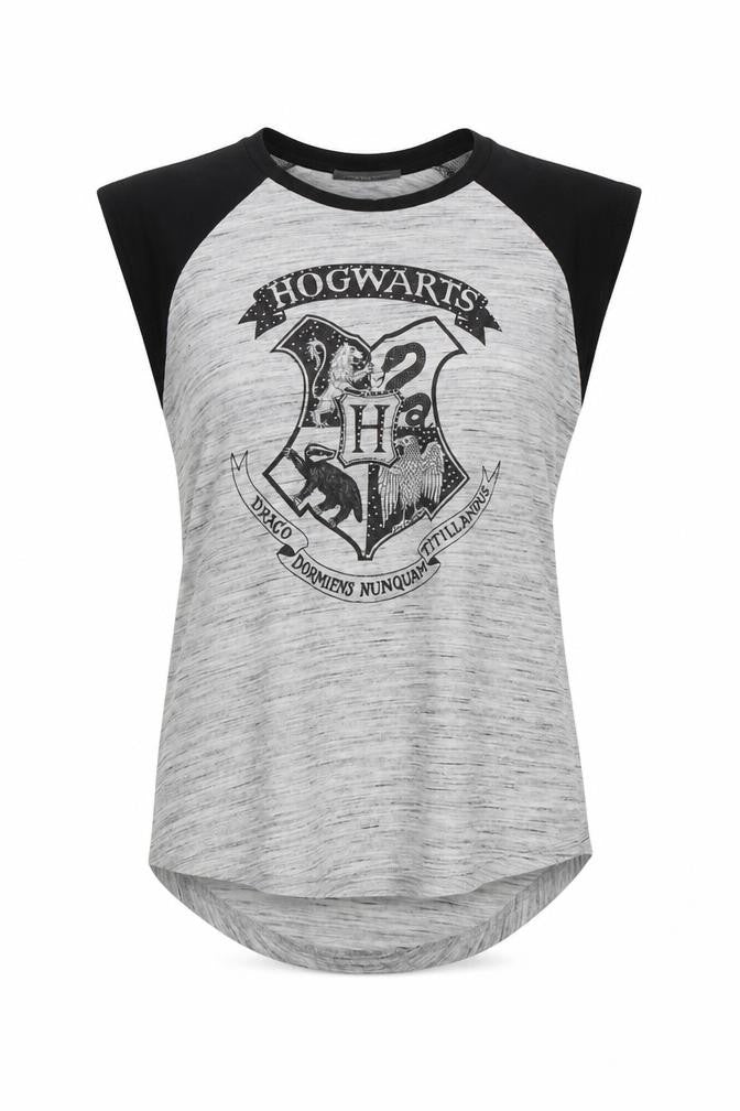 Unisex Adultss UK Size 10 Harry Potter Multicoloured Polyester Blend T-Shirt