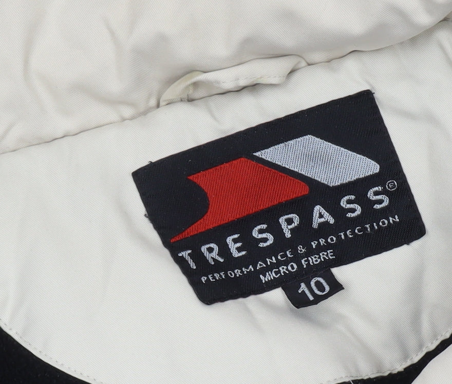 Trespass Women's Beige Parka Jacket Size 10