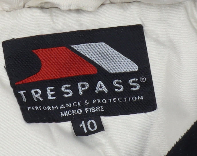 Trespass Women's Beige Parka Jacket Size 10