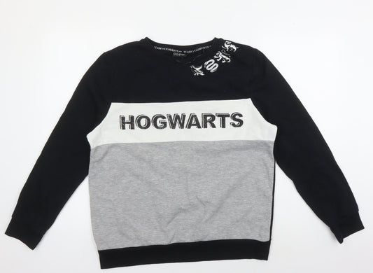 Harry Potter Unisex Hogwarts Black Sweatshirt M