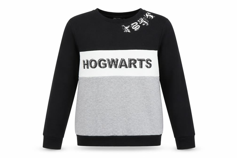 Unisex Adults UK M Regular Harry Potter Multicoloured Pullover Sweatshirt