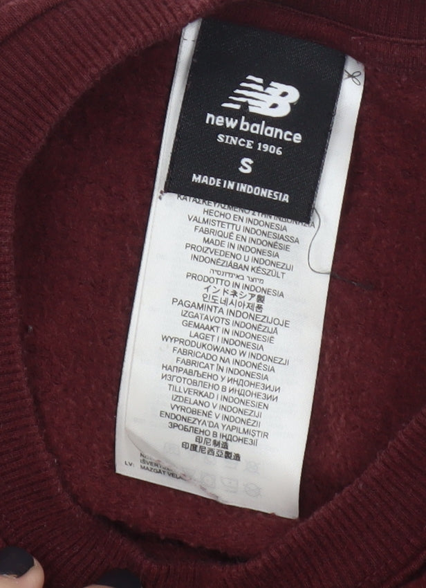 New Balance Men's Red Sweatshirt S Pullover