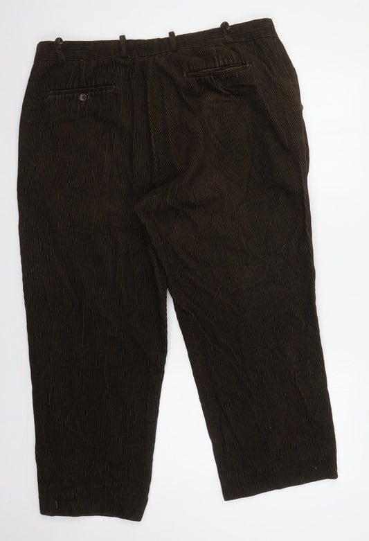 Berringer Men's Green Corduroy Trousers 42S