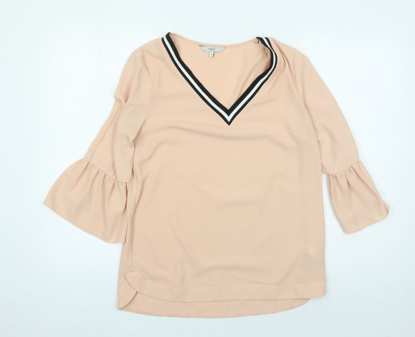 Next Women's Beige Tunic Blouse Size 10