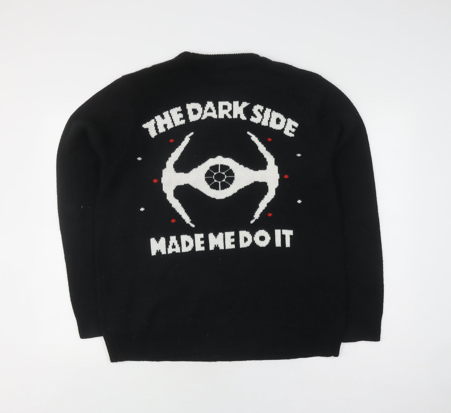 Star Wars Unisex Adults Black L Christmas Jumper