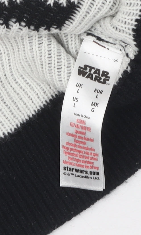 Star Wars Unisex Adults Black L Christmas Jumper