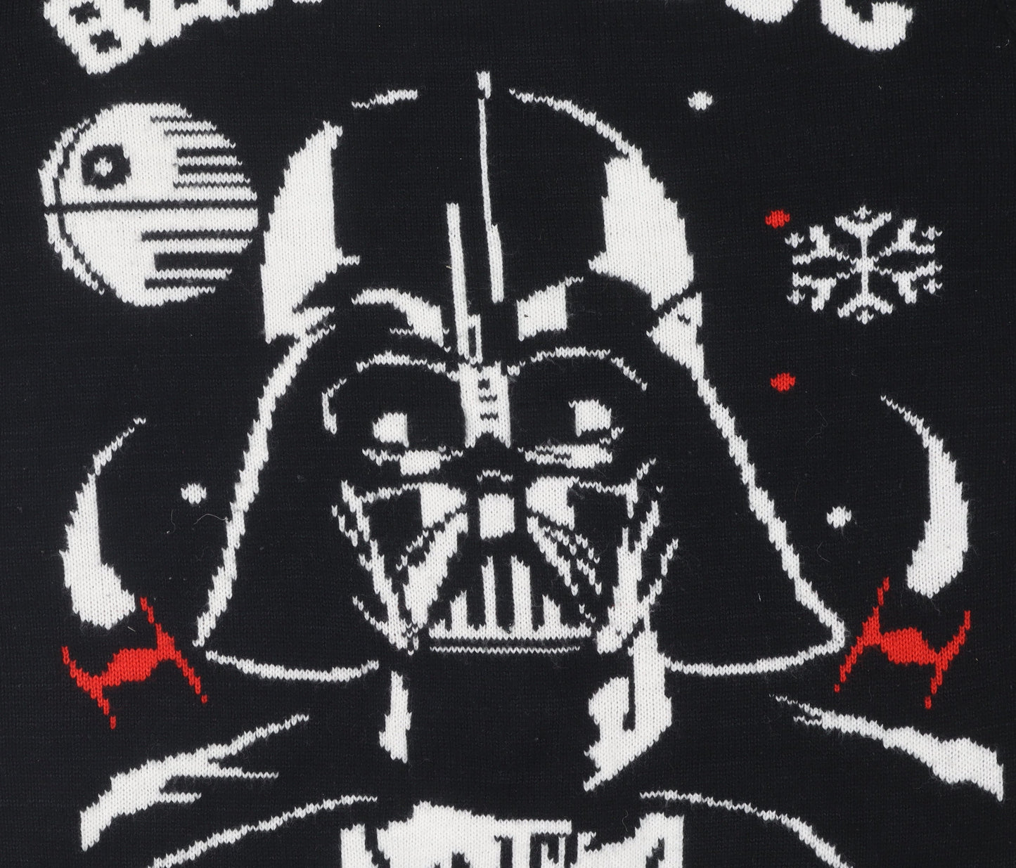 Star Wars Unisex Adults Black L Christmas Jumper