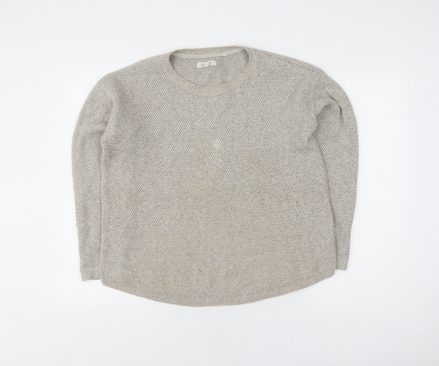 Fat Face Women's Grey Pullover Jumper Size 12