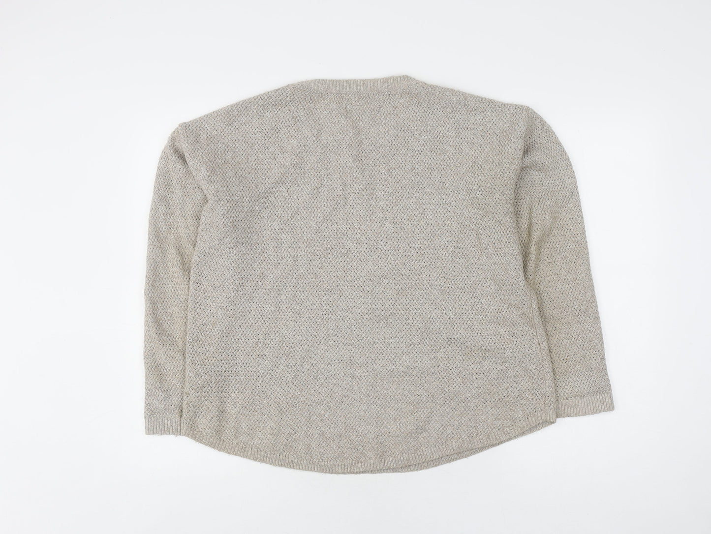Fat Face Women's Grey Pullover Jumper Size 12